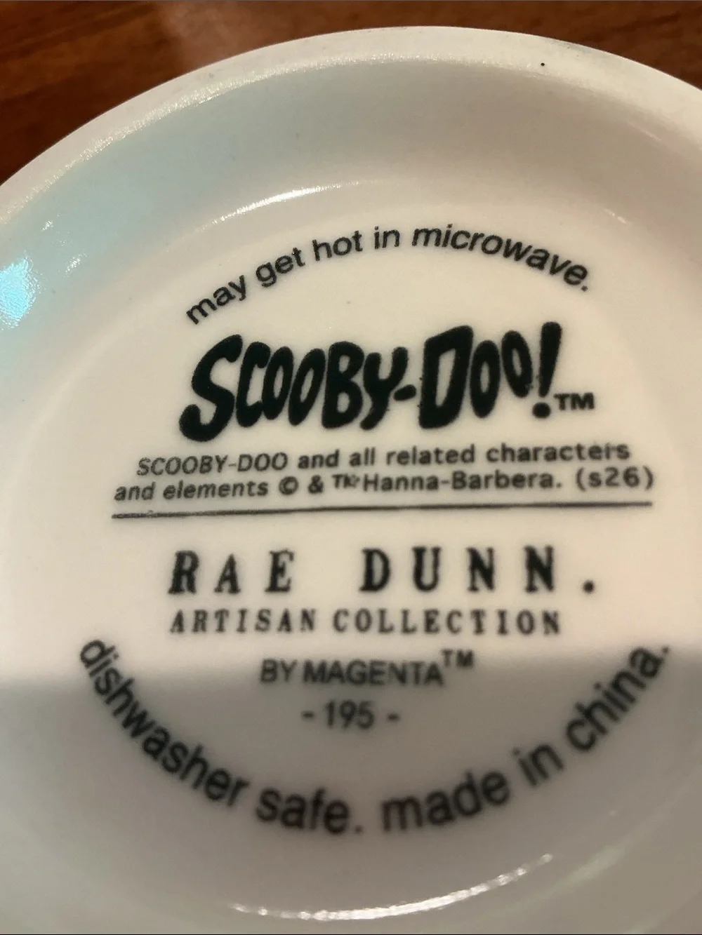 Rae Dunn Scooby Doo SCOOBY SNACKS Bowls - Set of 2